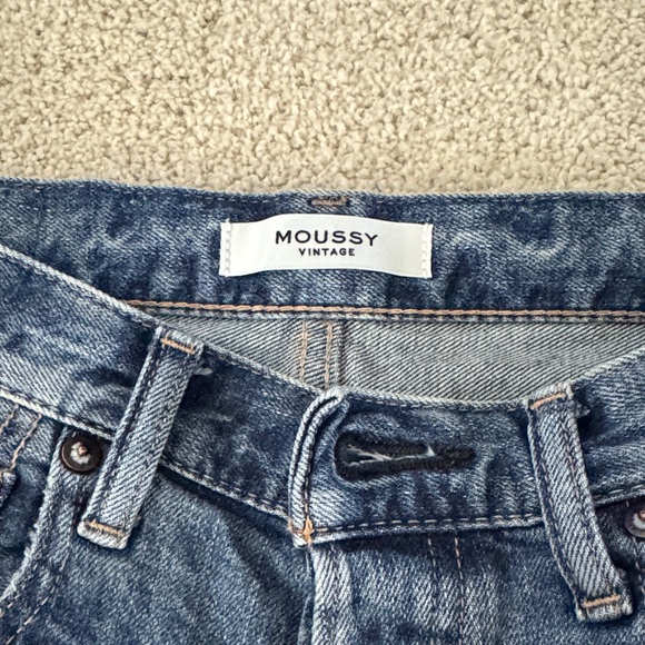 Moussy Vintage Blue Denim Jeans - Picture 2 of 6